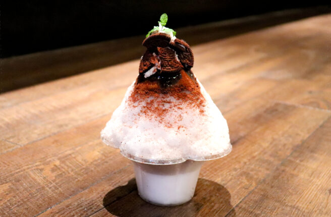 淡雪かき氷（チョコ）